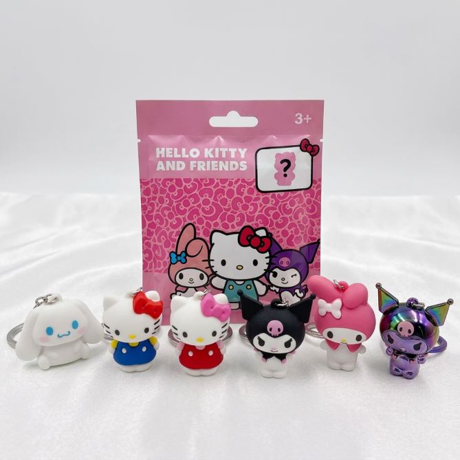 HELLO KITTY Portachiavi 3D 6cm In Blind Bag 6ass..x…x